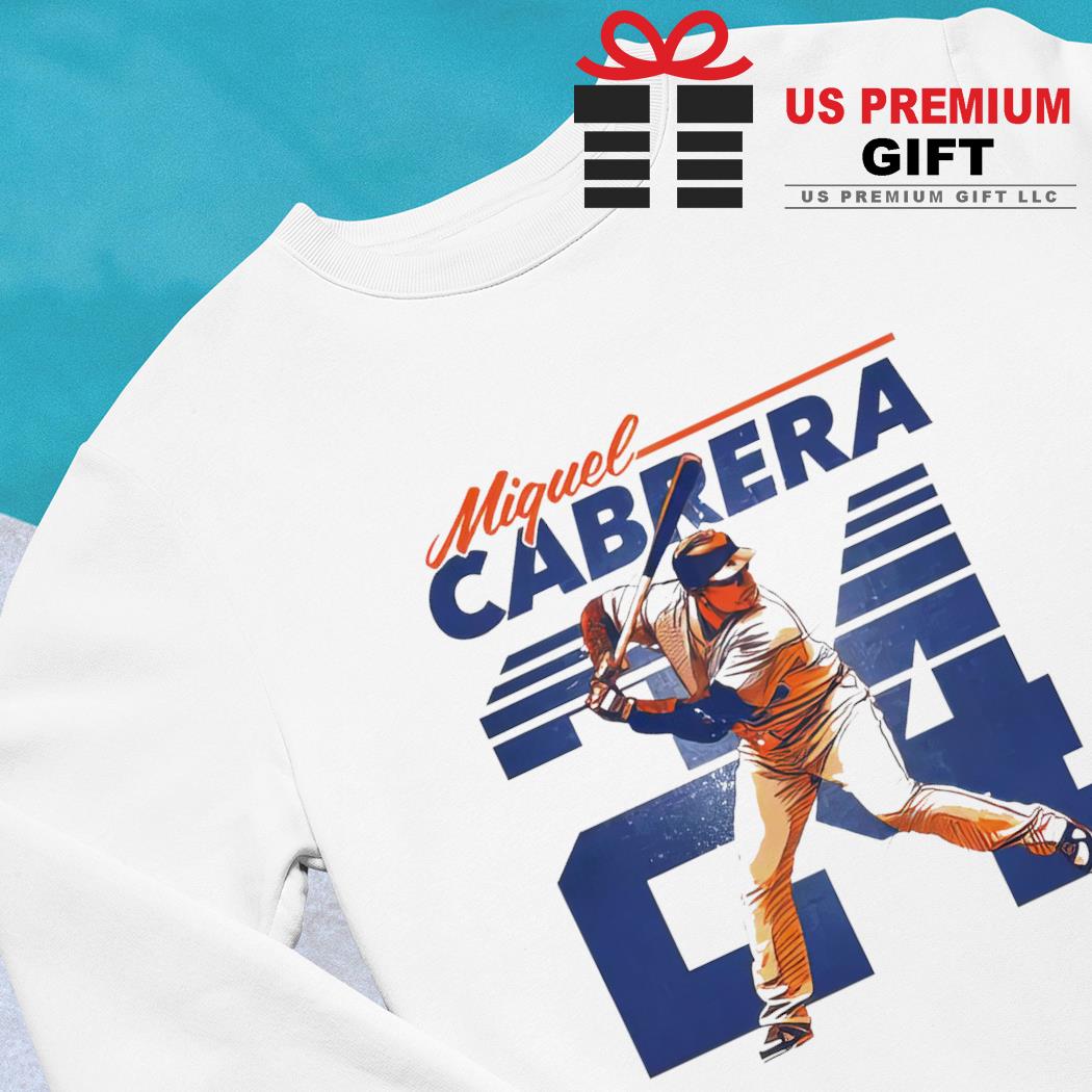 Miguel Cabrera Detroit Tigers baseball player 24 outline logo