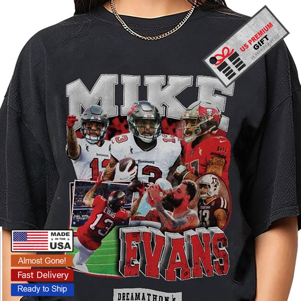 Mike Evans 13 Tampa Bay Buccaneers player football poster shirt, hoodie,  sweater, long sleeve and tank top
