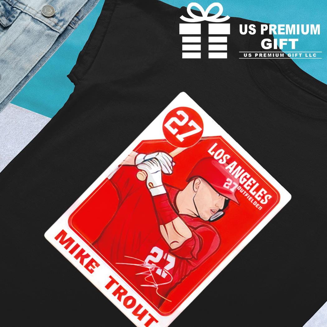 Mike Trout Cartoon 27 signature T-Shirt, hoodie, sweater and long