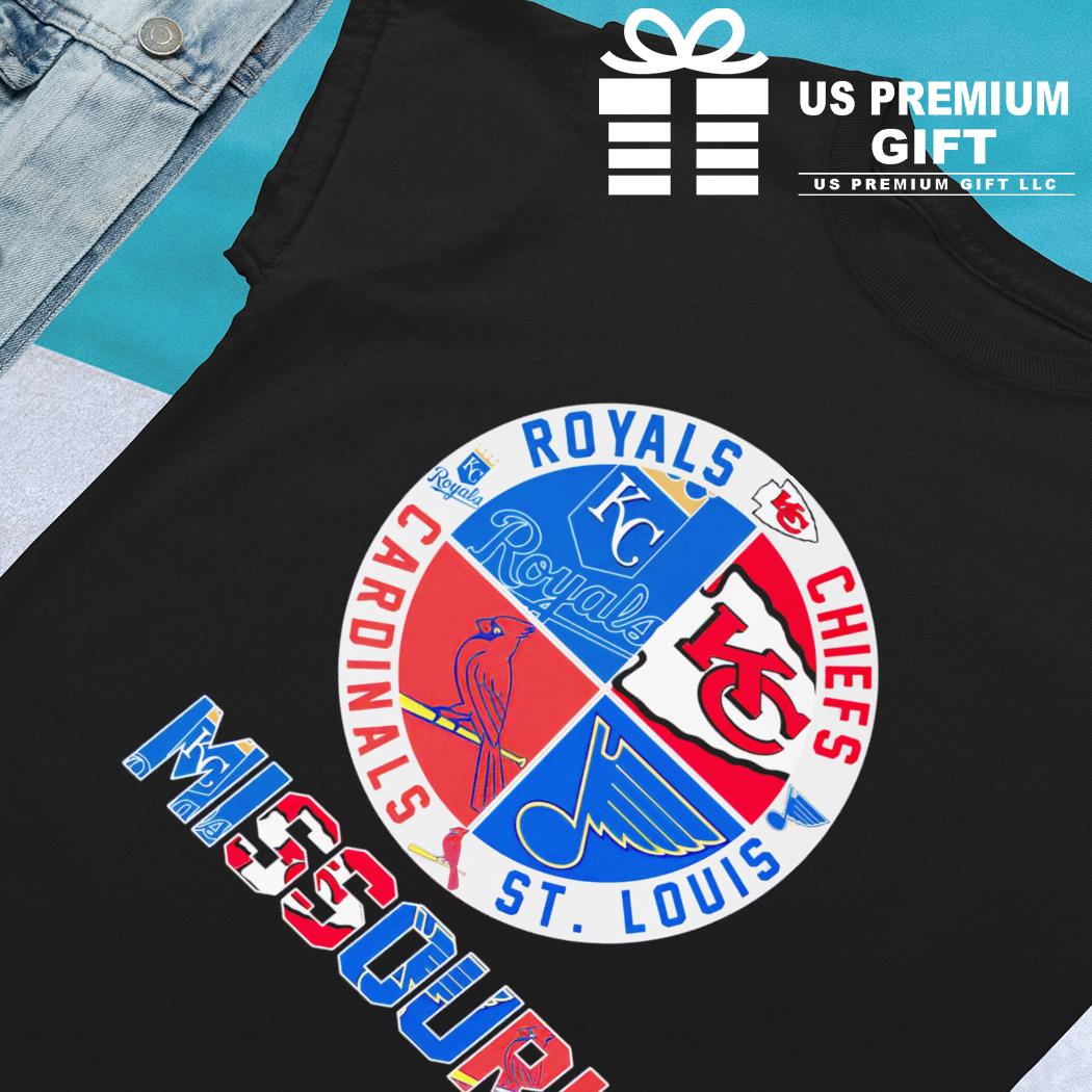 Missouri Royals Chiefs St. Louis Cardinals 4 teams sports circle