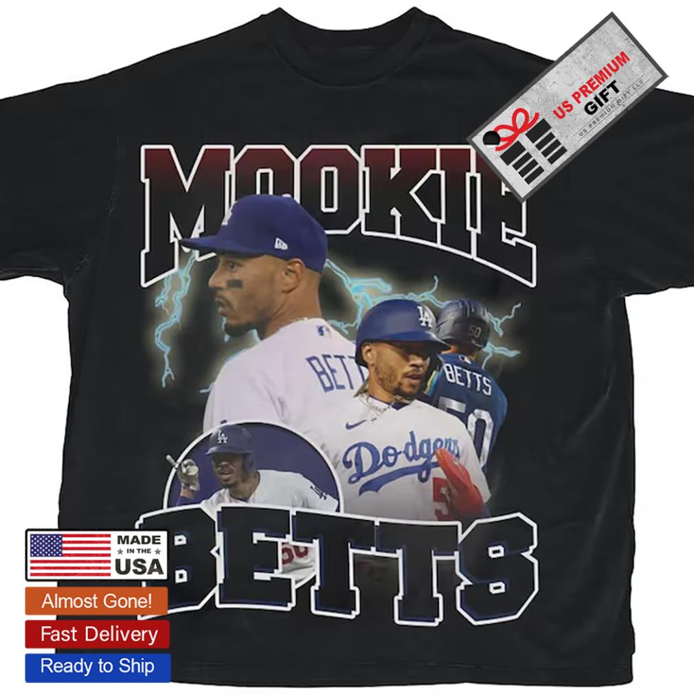 Mookie Betts 50 Los Angeles Dodgers player baseball poster shirt