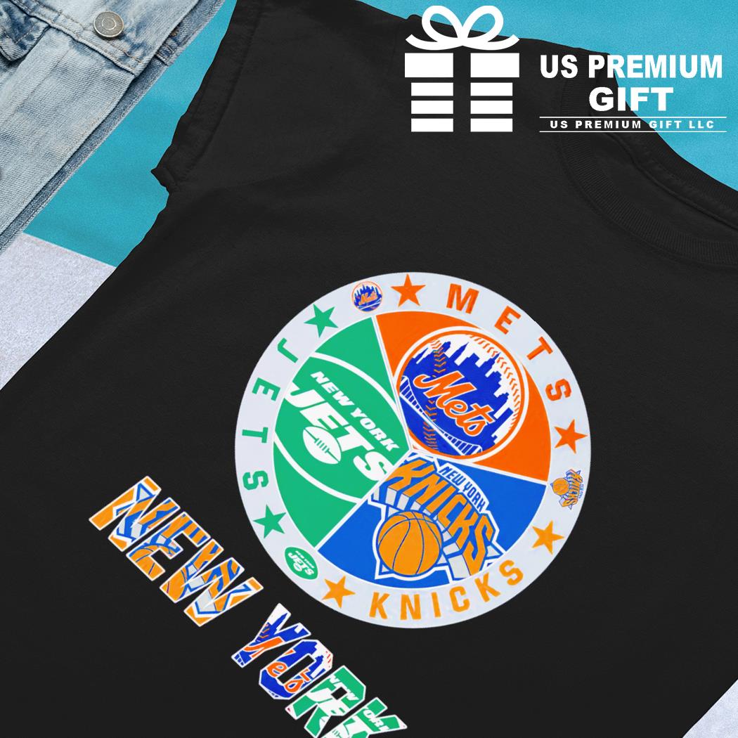 Original new York Knicks Mets Jets 3 teams sports circle logo
