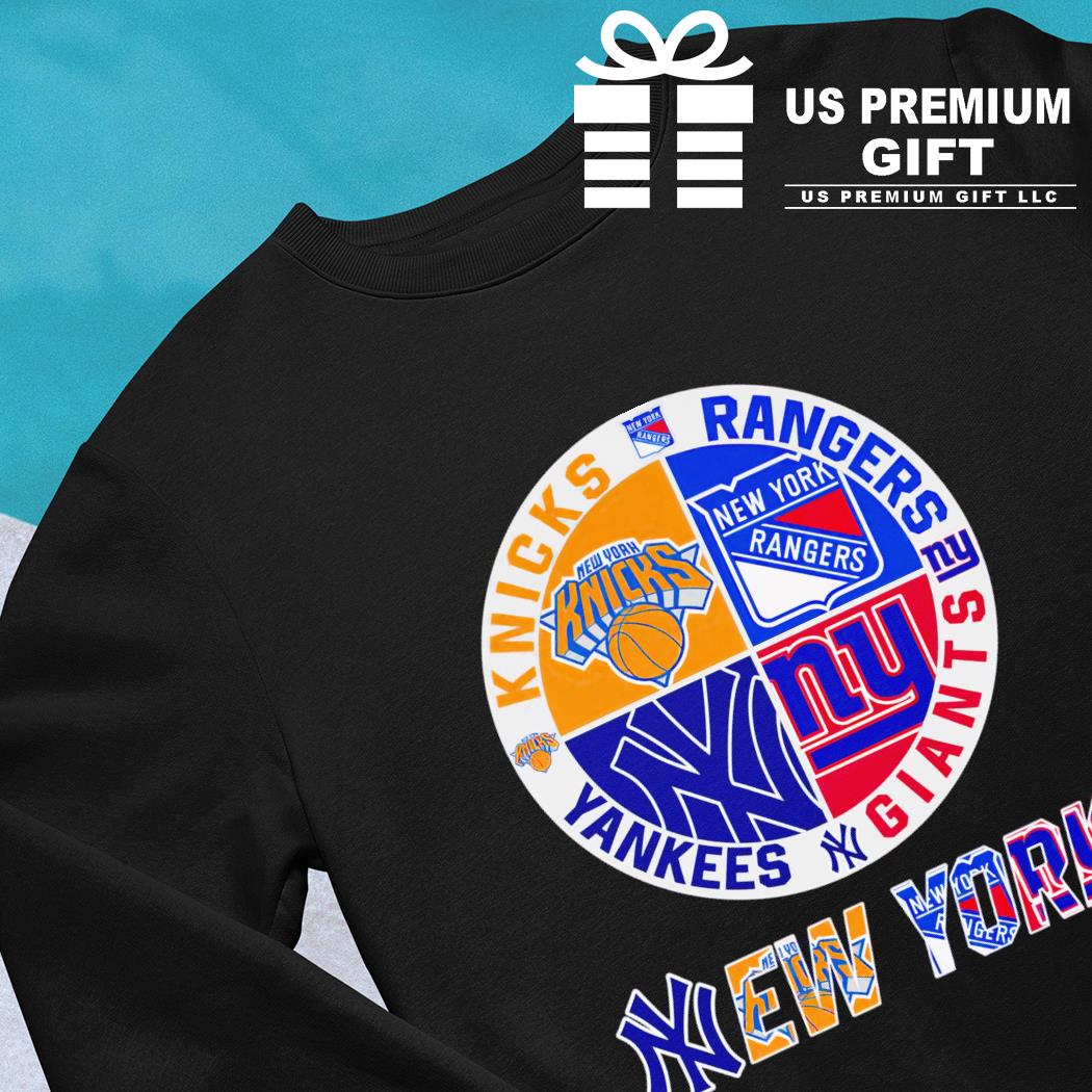 New York Sports Teams Shirt Knicks, Rangers, Giants And Yankees, hoodie,  sweater, long sleeve and tank top