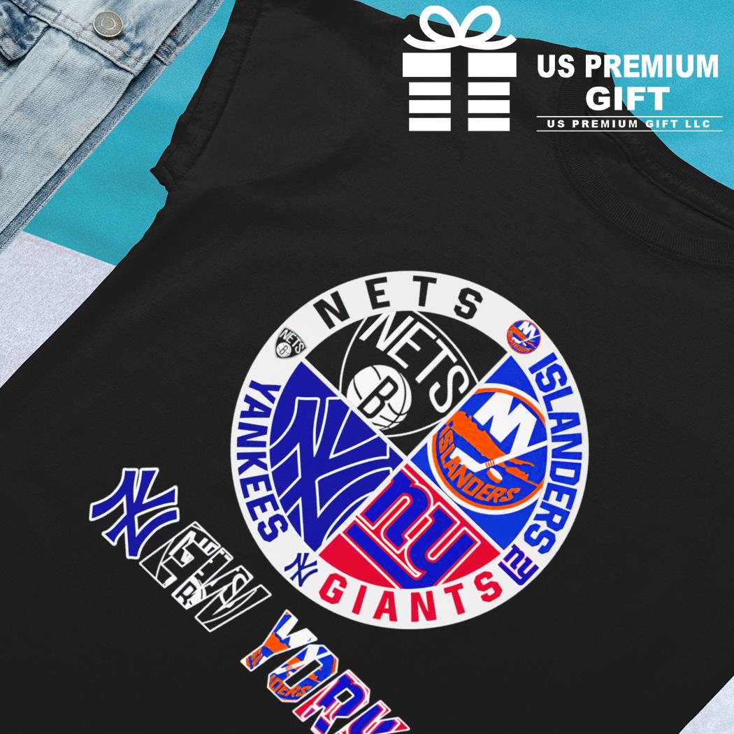 New York Yankees Nets Islanders Giants sport teams logo shirt, hoodie,  sweater, long sleeve and tank top