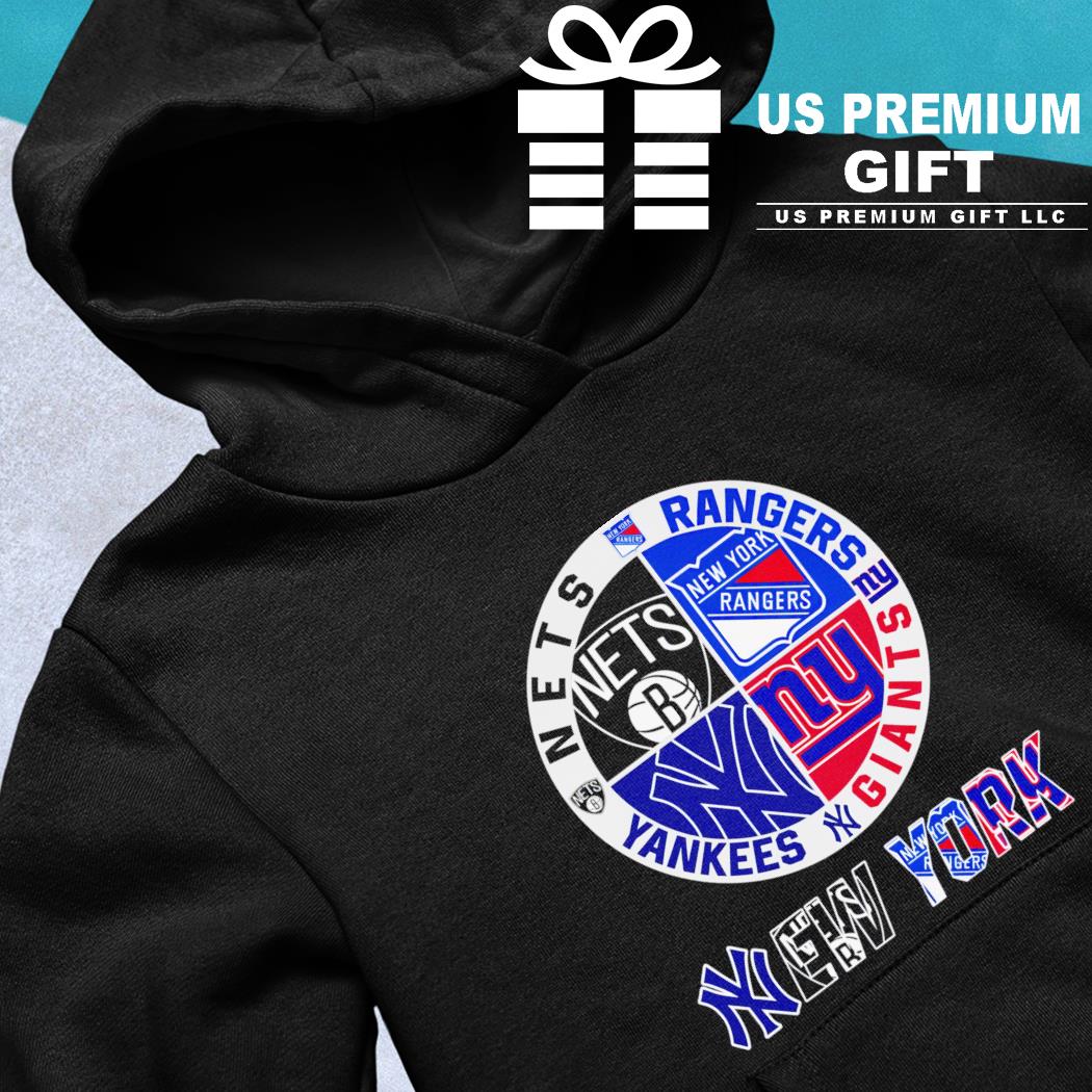 New York Sports Teams Logo Shirt Nets, Rangers, Giants And Yankees, hoodie,  sweater, long sleeve and tank top