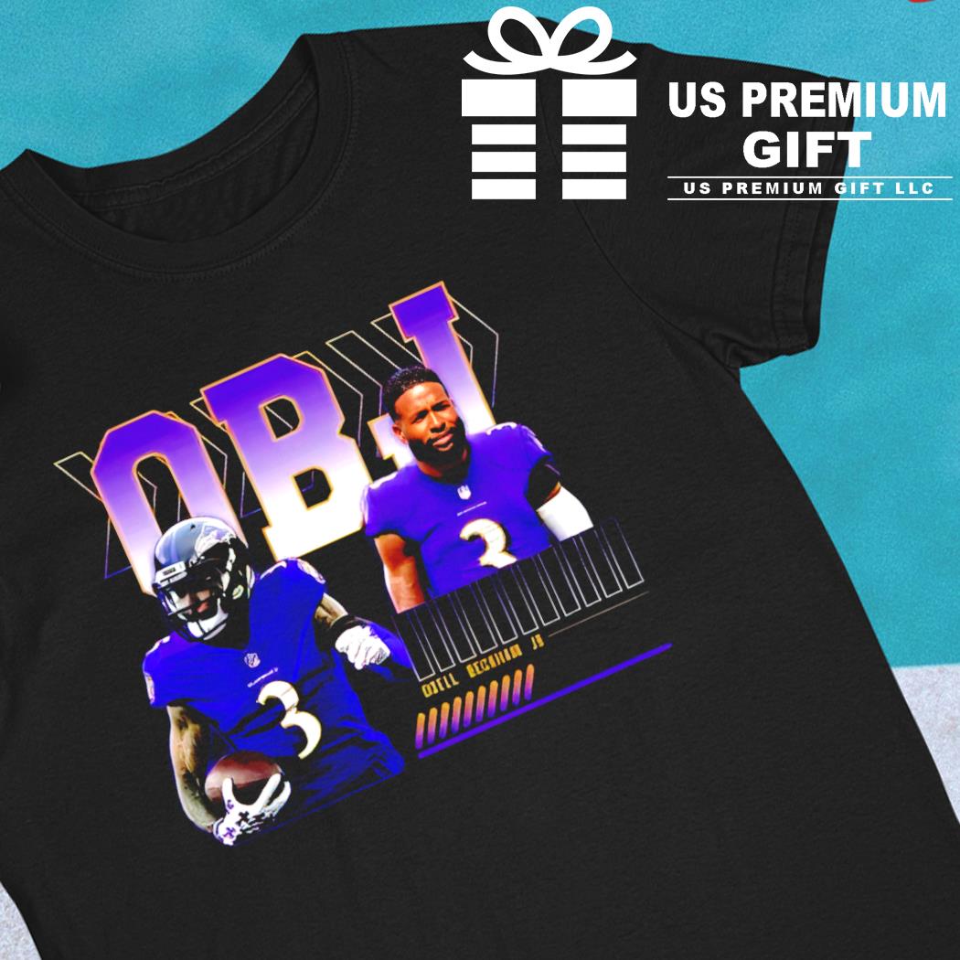 Official odell Beckham Jr 3 Baltimore Ravens shirt, hoodie, sweater, long  sleeve and tank top