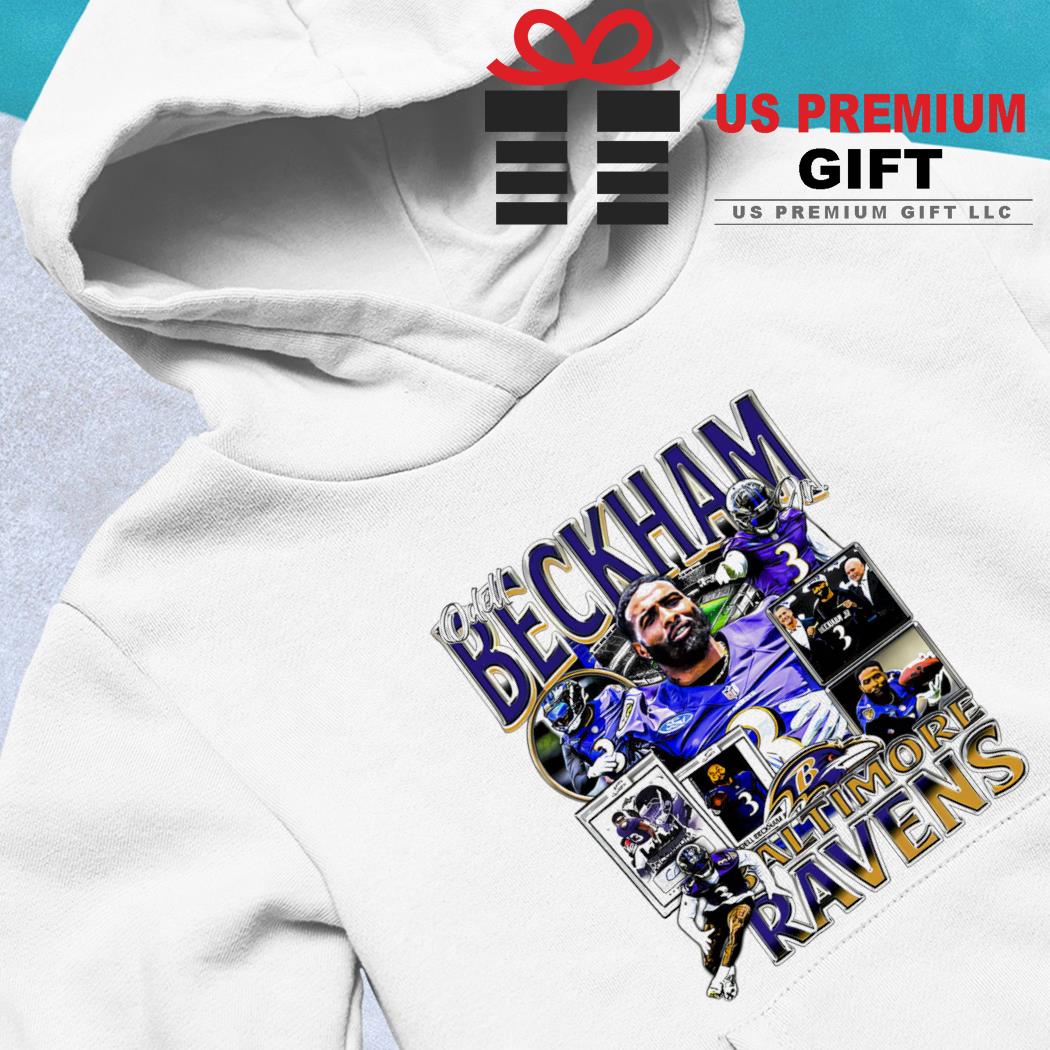 Odell Beckham Jr 3 Baltimore Ravens football retro poster shirt, hoodie,  sweater, long sleeve and tank top