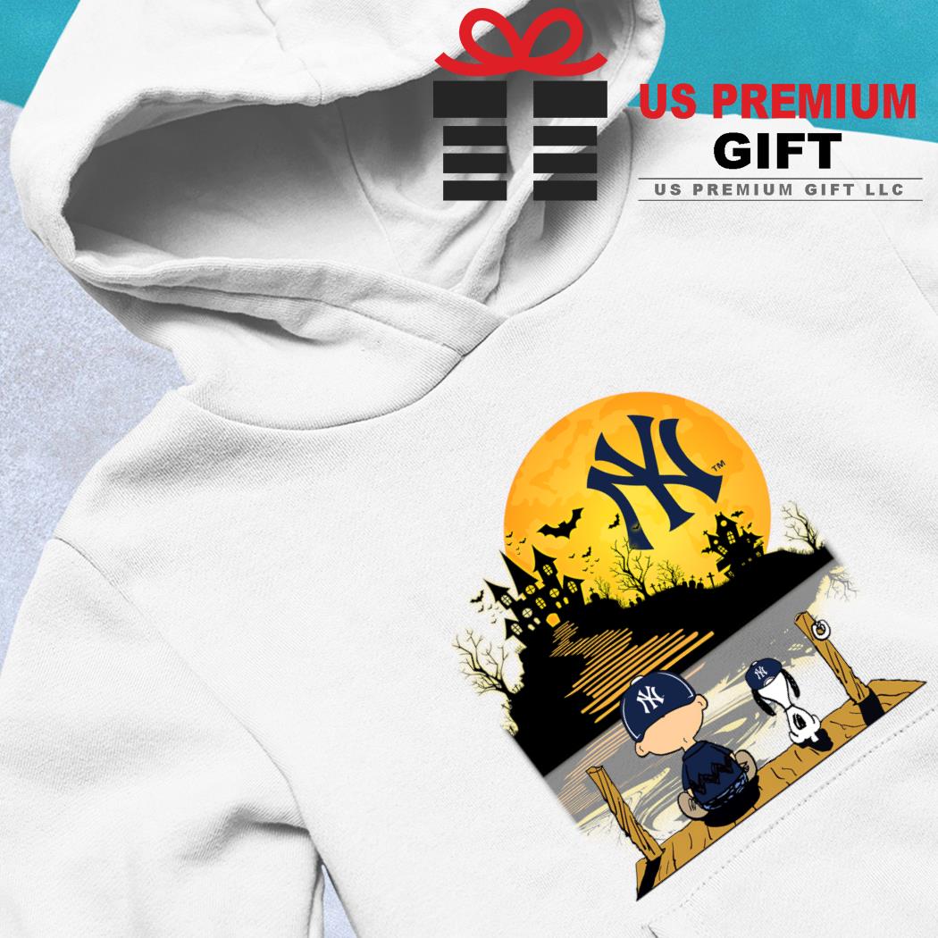 Peanuts Charlie Brown And Snoopy Playing Baseball New York Yankees T-shirt,  hoodie, sweater, long sleeve and tank top
