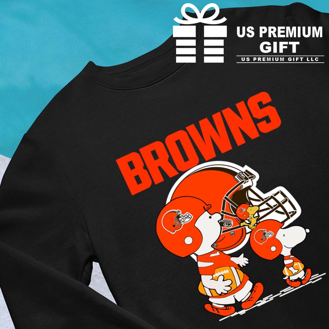 Peanuts Snoopy And Woodstock This Girl Loves Her Cleveland Browns 2023 shirt,  hoodie, sweater, long sleeve and tank top