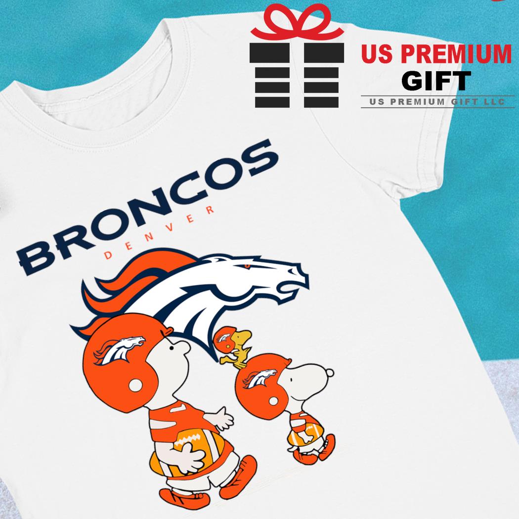 Peanuts Denver Broncos Football Happy Thanksgiving T-Shirt - TeeNavi