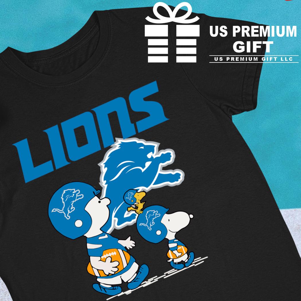 Detroit Lions Snoopy and Charlie Brown Peanuts shirt, hoodie, sweater, long  sleeve and tank top