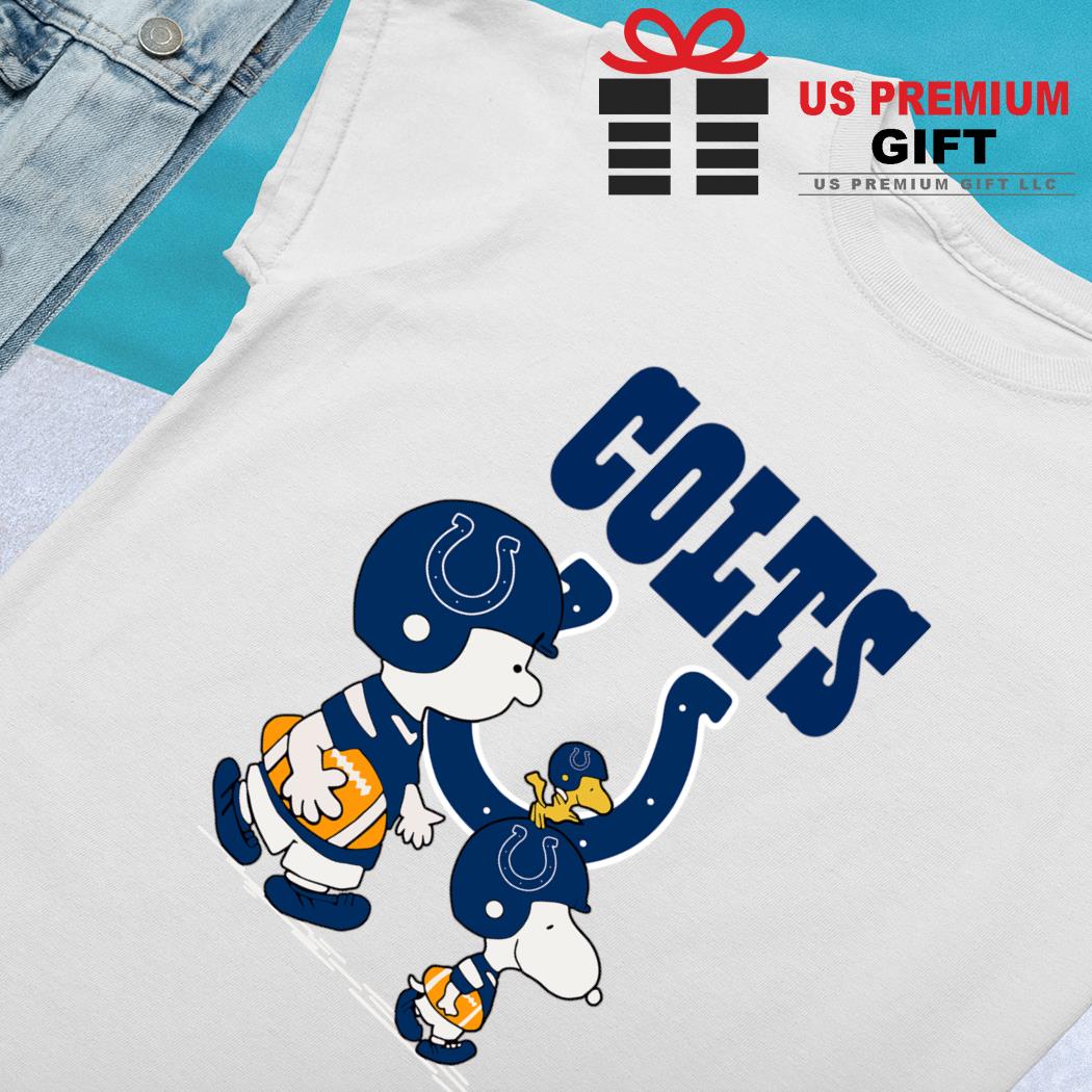 Indianapolis Colts Snoopy and Charlie Brown Peanuts shirt, hoodie