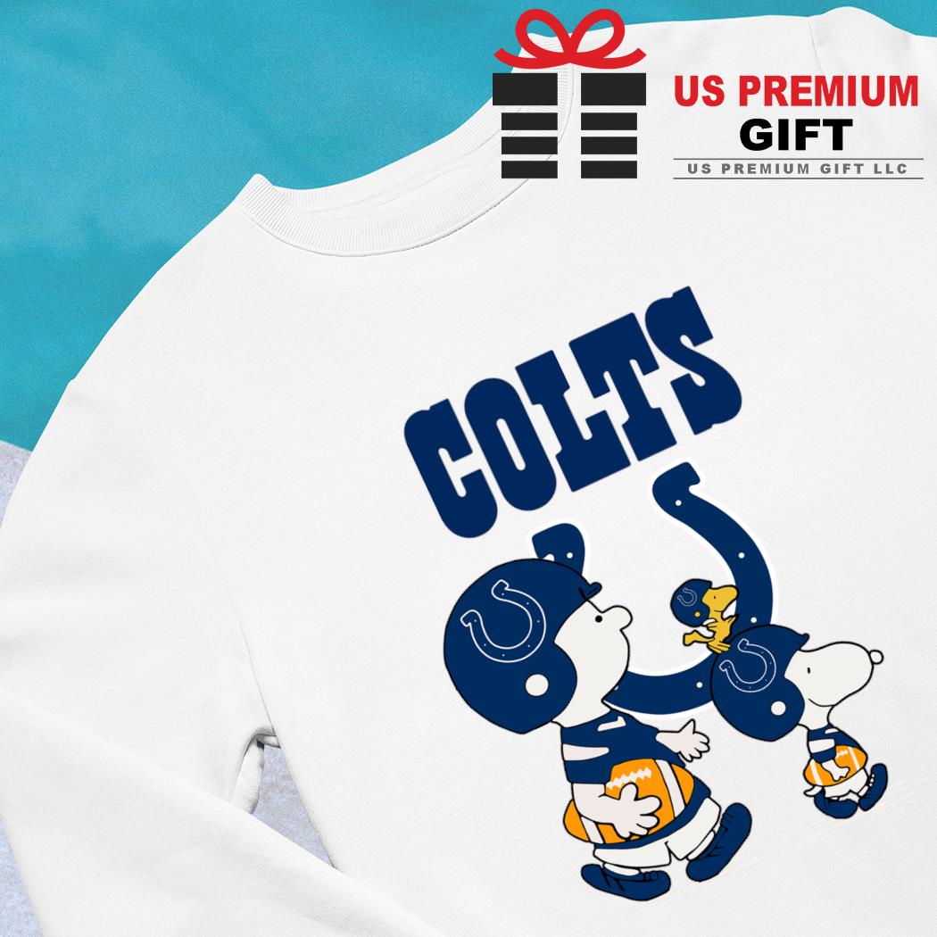 Indianapolis Colts Peanuts Snoopy Charlie Brown And Woodstock Shirt,  hoodie, sweater, long sleeve and tank top