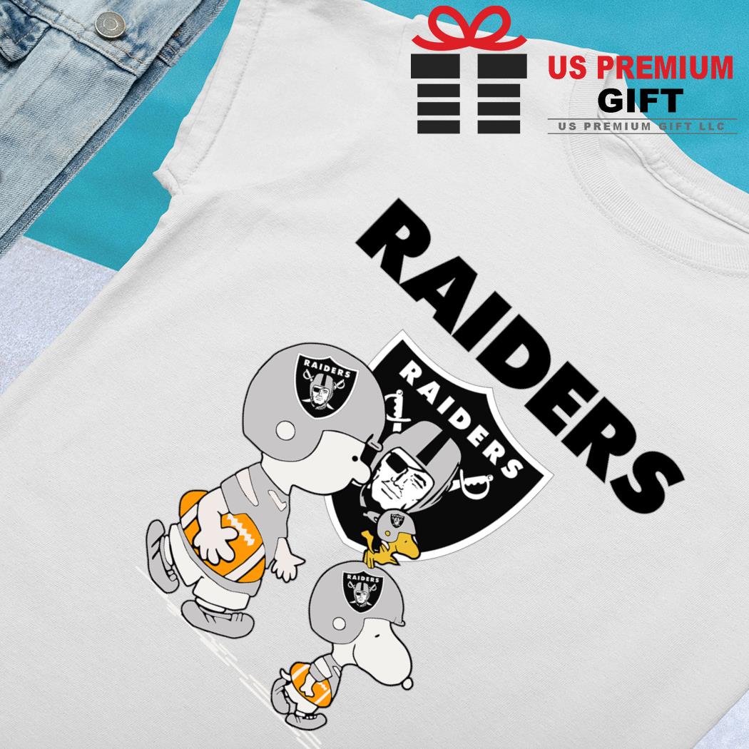 Snoopy And Woodstock Ride The Oakland Raiders Car - Rookbrand