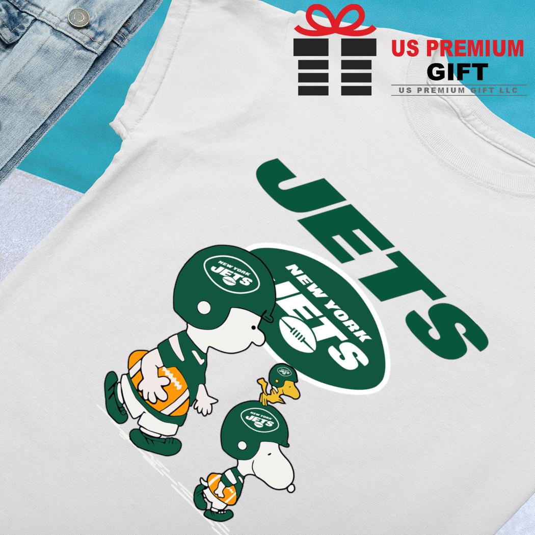 New York Jets Snoopy and Charlie Brown with Woodstock cartoon T-shirt,  hoodie, sweater, long sleeve and tank top