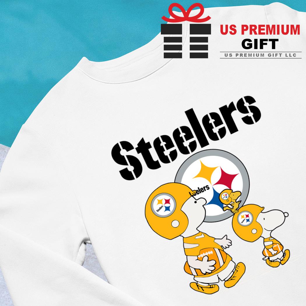 Snoopy And Woodstock I Only Roll With The Pittsburgh Steelers T-Shirt - T- shirts Low Price