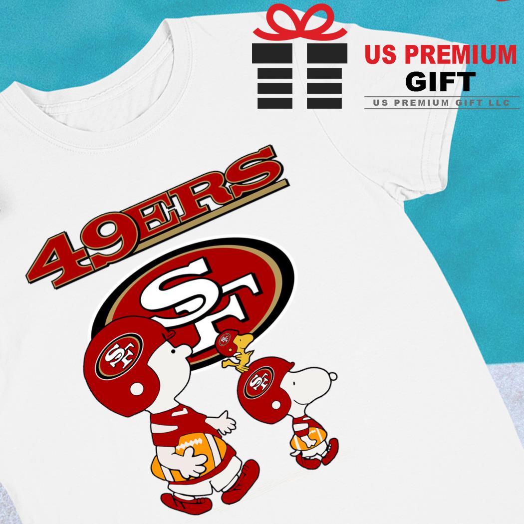 Snoopy And Woodstock I Only Roll With The San Francisco 49ers T-Shirt -  T-shirts Low Price