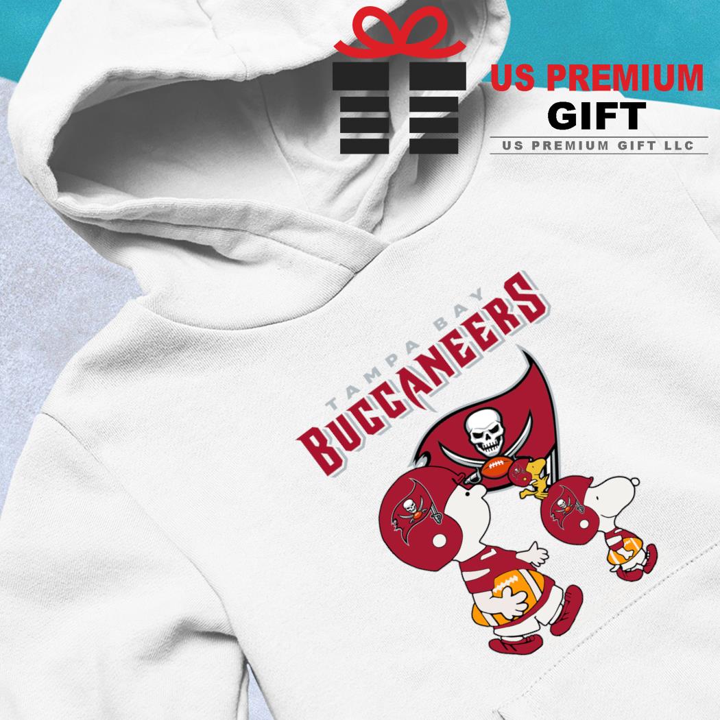 Tampa Bay Buccaneers Snoopy and Charlie Brown with Woodstock cartoon T-shirt,  hoodie, sweater, long sleeve and tank top