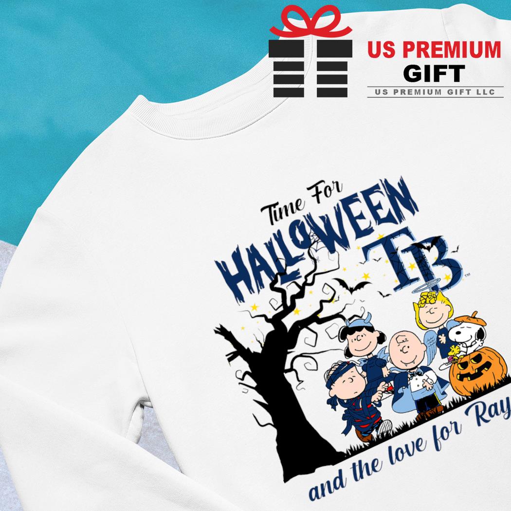 Official tampa Bay Rays Time For Halloween And The Love For Rays Shirt,  hoodie, sweater, long sleeve and tank top