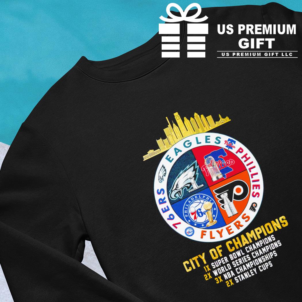 Philadelphia All Team Sports Phillies Eagles 76ers And Flyers shirt,  hoodie, sweater, long sleeve and tank top