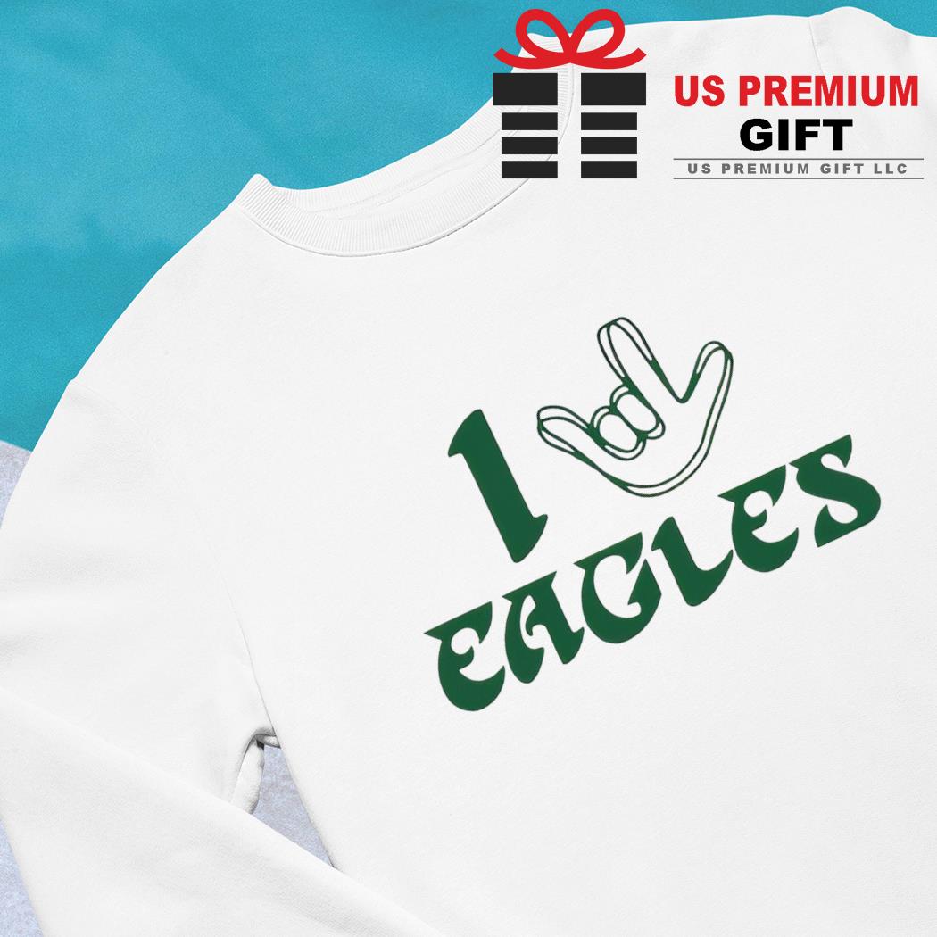 Philadelphia Eagles love sign logo shirt, hoodie, sweater, long sleeve and  tank top