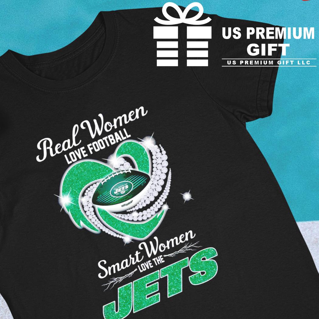 Real women love football smart women love the New York Jets heart