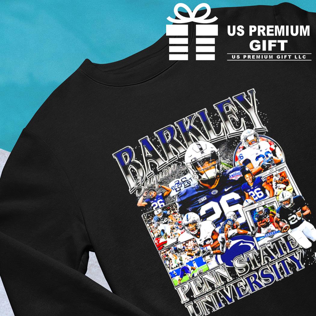 Saquon Barkley 26 Penn State University football player Vintage shirt,  hoodie, sweater, long sleeve and tank top