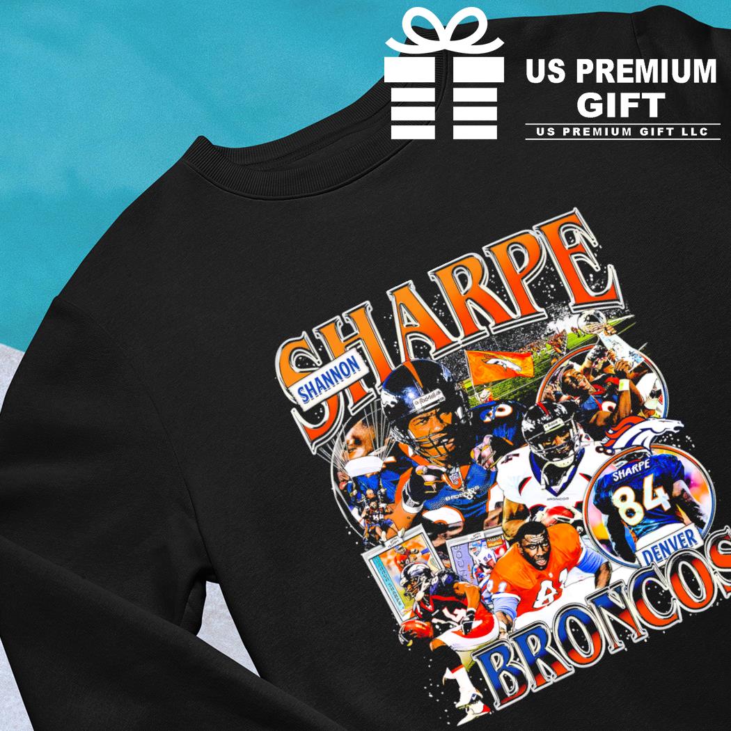 Shannon Sharpe 81 Denver Broncos football player Vintage shirt