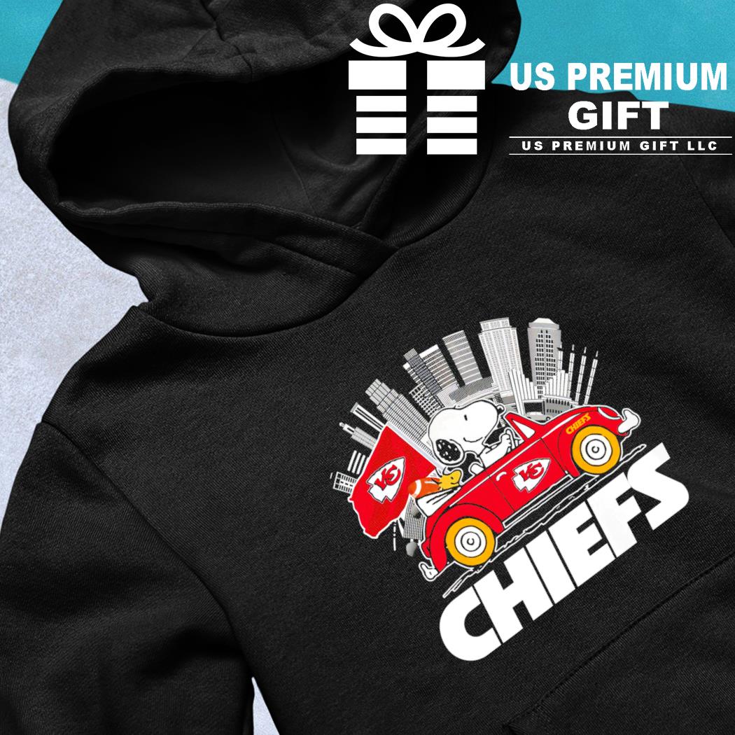 Official kansas City Chiefs Snoopy On A Car Shirt, hoodie, sweater, long  sleeve and tank top