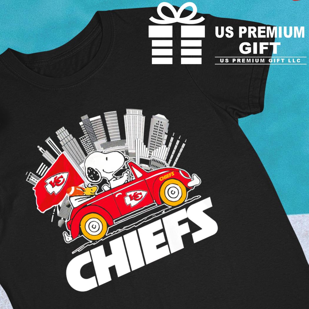 Snoopy drive a car Kansas City Chiefs logo skyline gift shirt, hoodie,  sweater, long sleeve and tank top