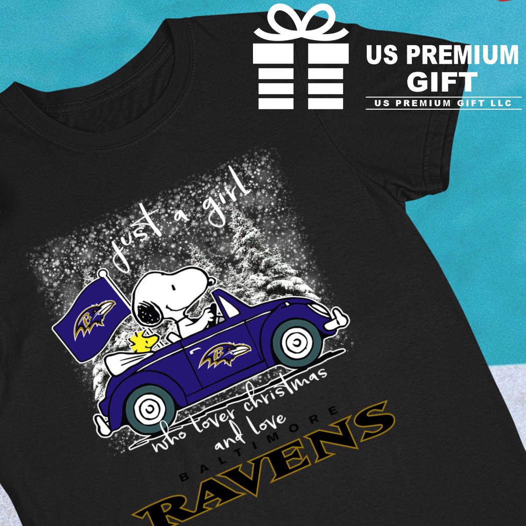 Snoopy And Woodstock Baltimore Ravens Christmas Shirt, hoodie