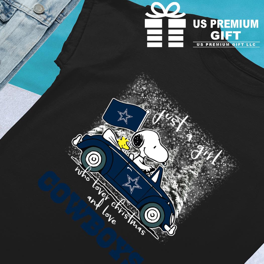 Snoopy Dallas Cowboys Christmas Shirt - High-Quality Printed Brand