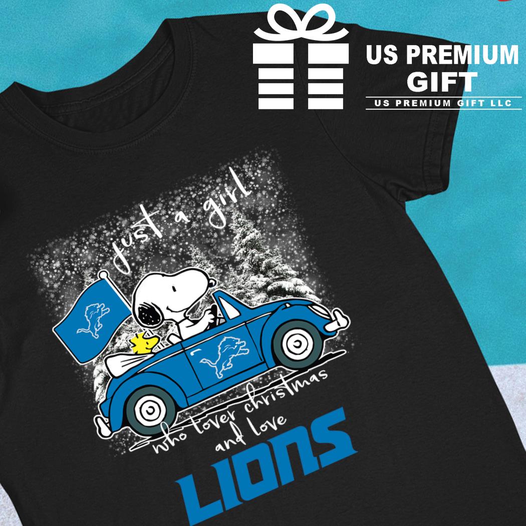 Detroit Lions Christmas Snoopy shirt, hoodie, sweater, long sleeve