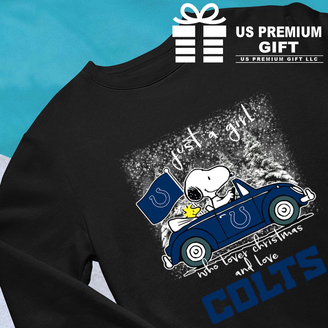 Christmas Snoopy Indianapolis Colts Art Design Shirt