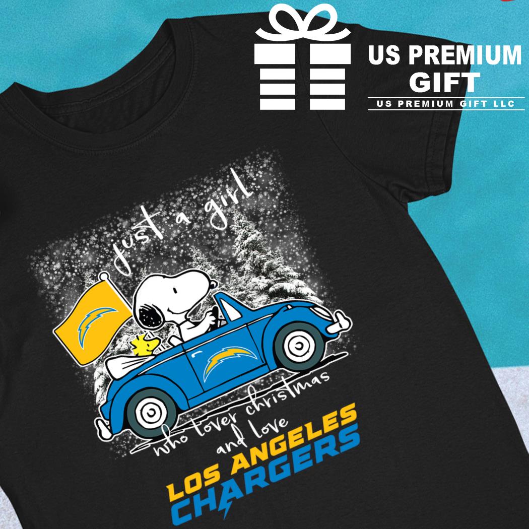 Snoopy Los Angeles Chargers Christmas shirt, hoodie, sweater, long