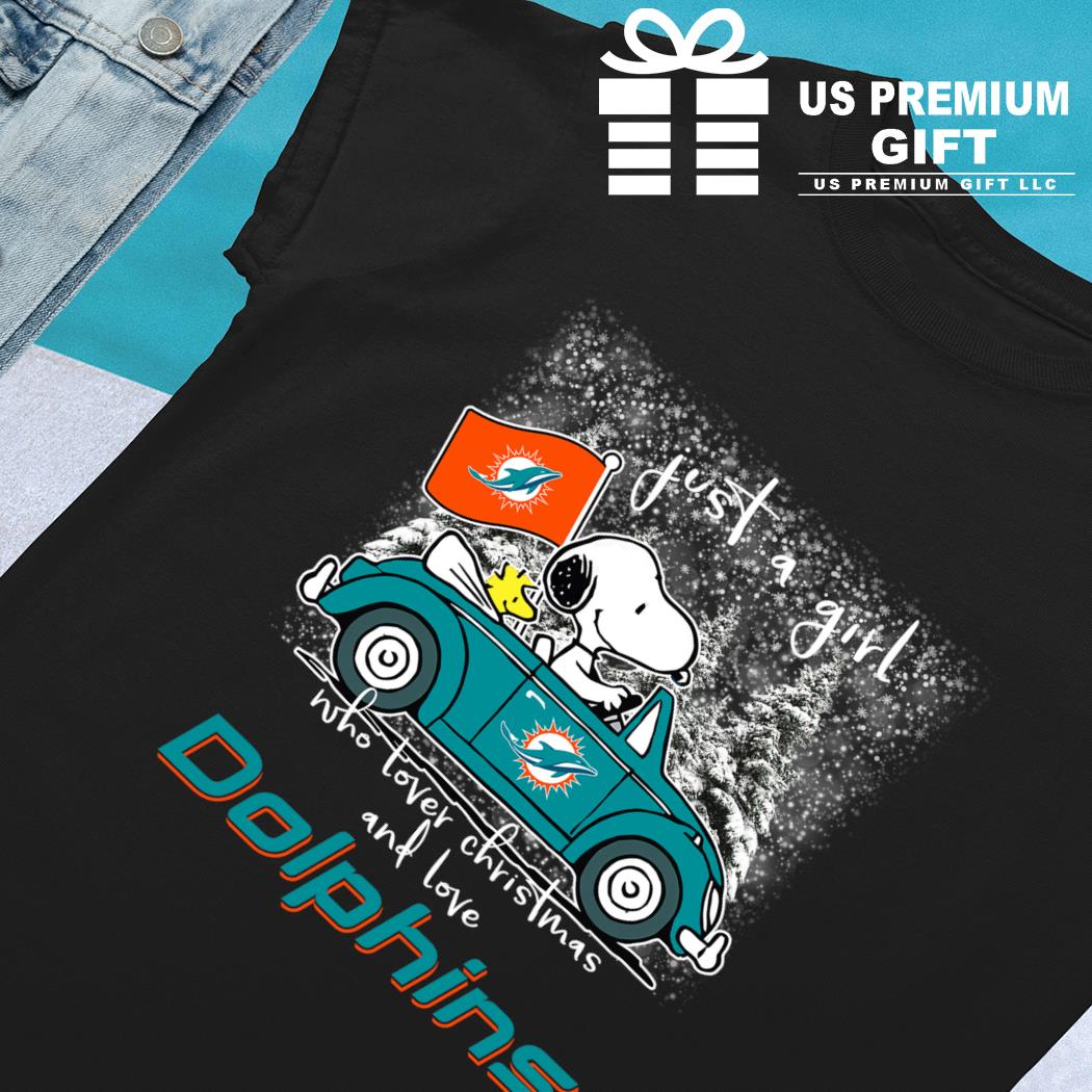 Snoopy Miami Dolphins Christmas shirt, hoodie, sweater, long