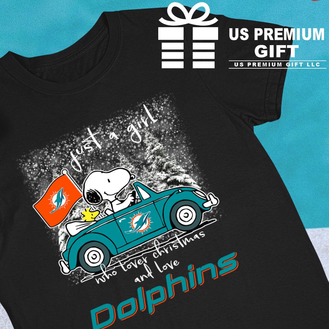 Christmas Snoopy Miami Dolphins Shirt, hoodie, sweater and long sleeve