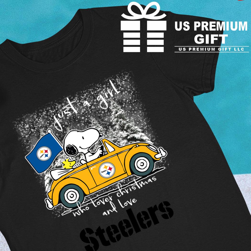 Steelers Christmas Snoopy playing Pittsburgh Steelers shirt, hoodie,  sweater, long sleeve and tank top