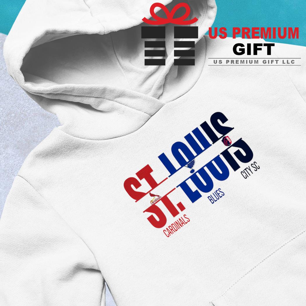 St Louis City SC St Louis Cardinals St Louis Blues logo shirt, hoodie,  sweater, long sleeve and tank top