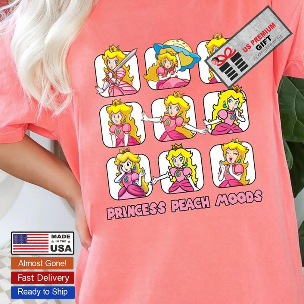 Uniqlo Super Mario princess peach tee