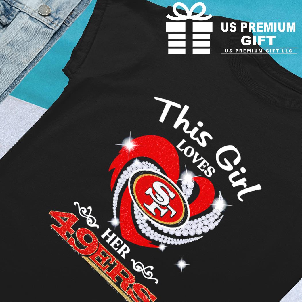 Black Girl San Francisco 49ers Shirt