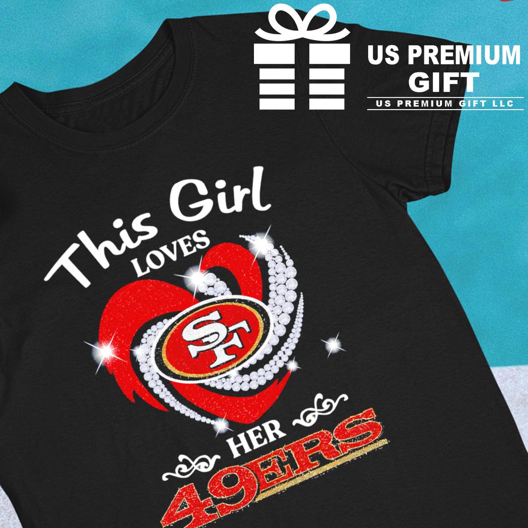 Black Girl San Francisco 49ers Shirt