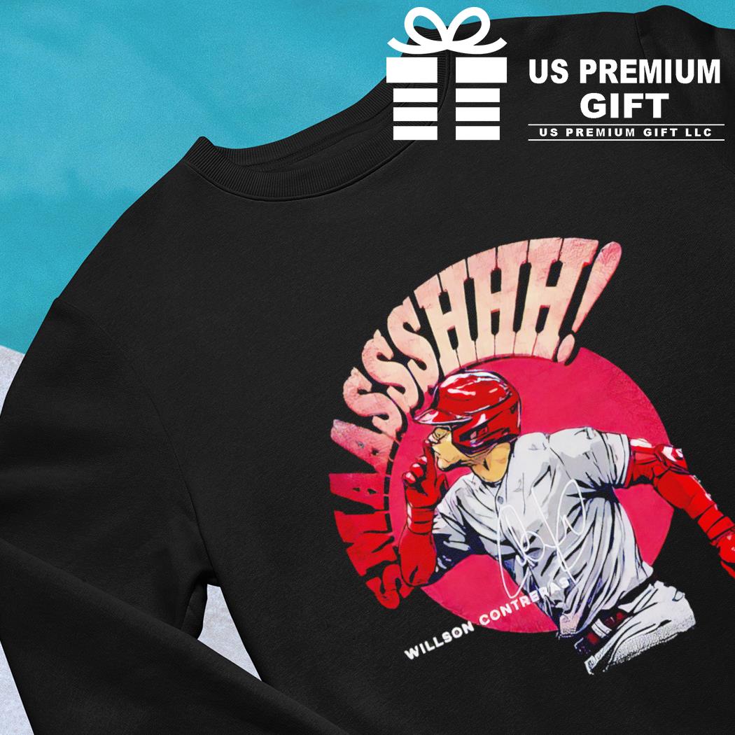 Willson Contreras St. Louis Cardinals baseball player Smaassshhh action  pose outline signature shirt, hoodie, sweater, long sleeve and tank top