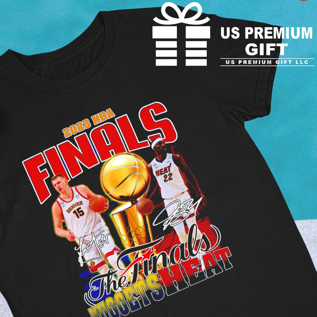 Jimmy Butler VS Nikola Jokic Denver Nuggets And Miami Heat 2023 NBA Finals  Shirt, hoodie, sweater, long sleeve and tank top