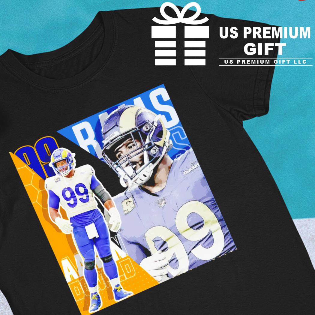 Aaron Donald 99 Los Angeles Rams player football poster shirt, hoodie,  sweater, long sleeve and tank top