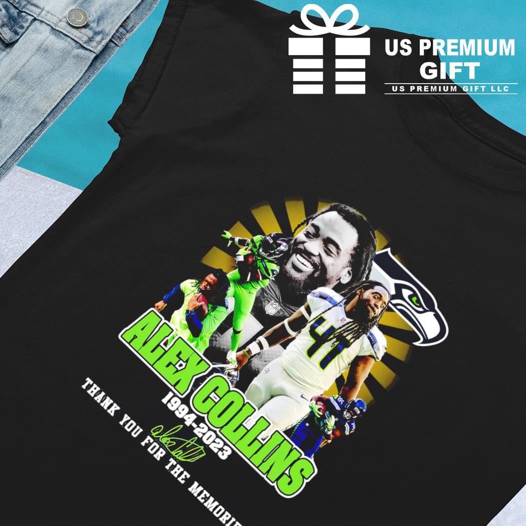 Alex Collins 1994 2023 Memories Seatle Seahawks NFL Shirt, hoodie, sweater,  long sleeve and tank top