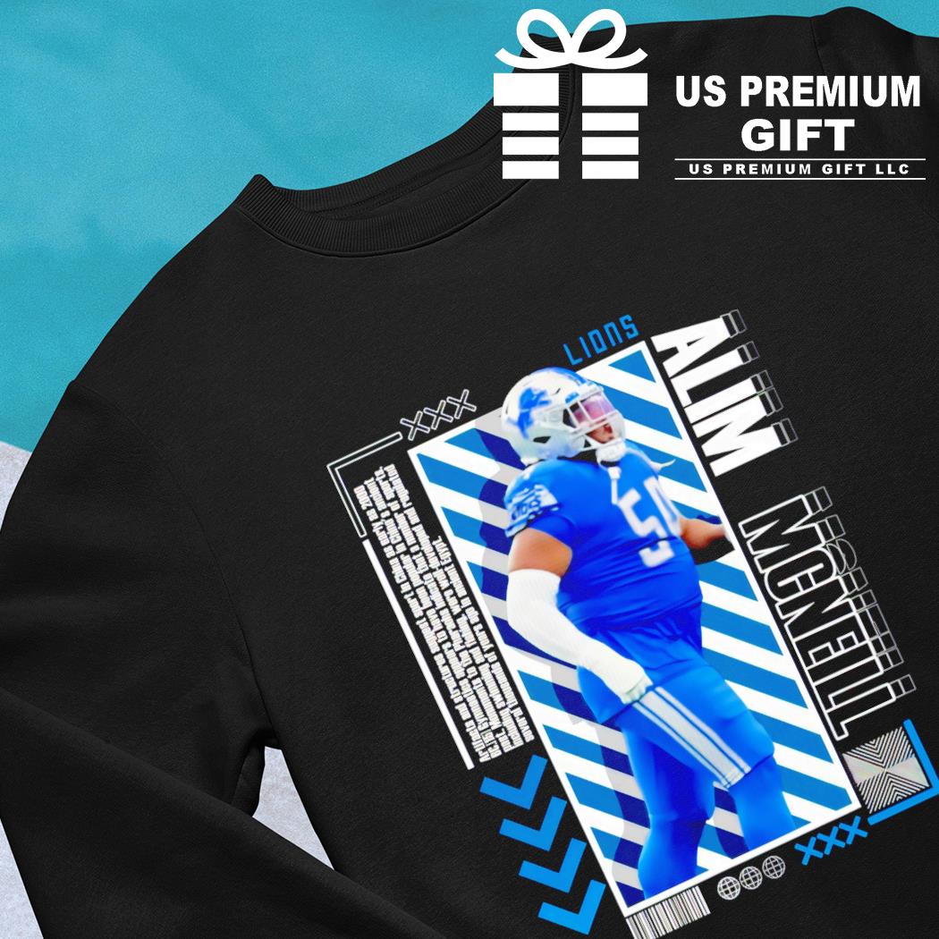 Alim McNeill 54 Detroit Lions football player pose poster gift shirt,  hoodie, sweater, long sleeve and tank top