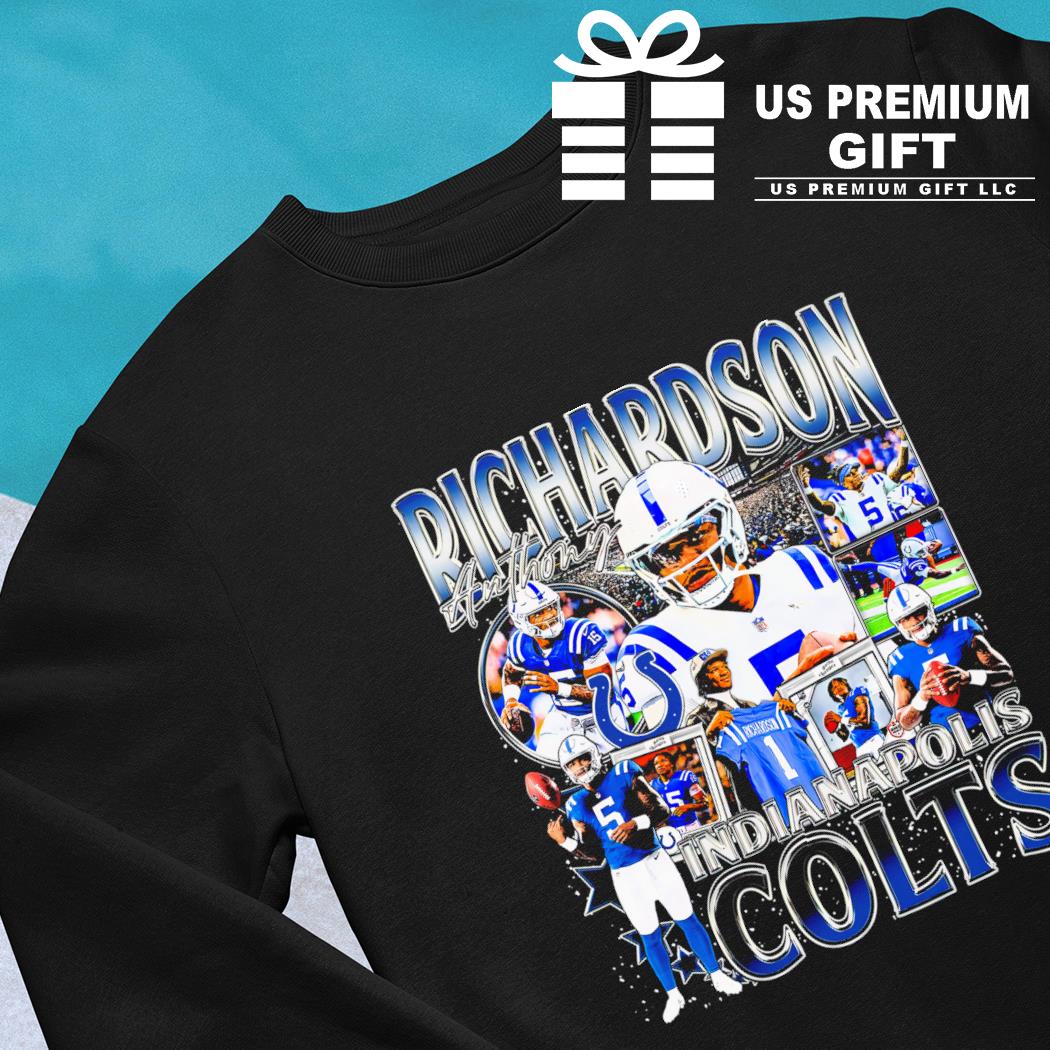 Anthony Richardson 5 Indianapolis Colts football player Vintage gift shirt,  hoodie, sweater, long sleeve and tank top
