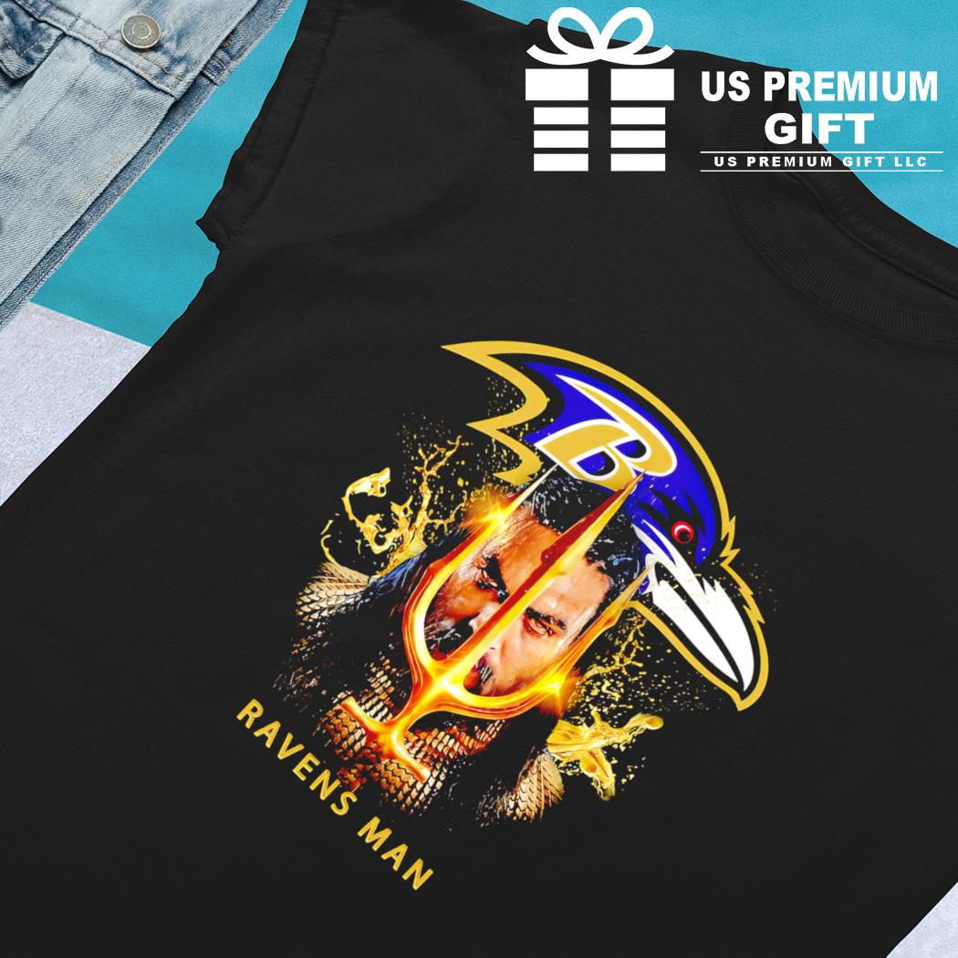 Official aquaman Baltimore Ravens Man Shirt, hoodie, sweater, long