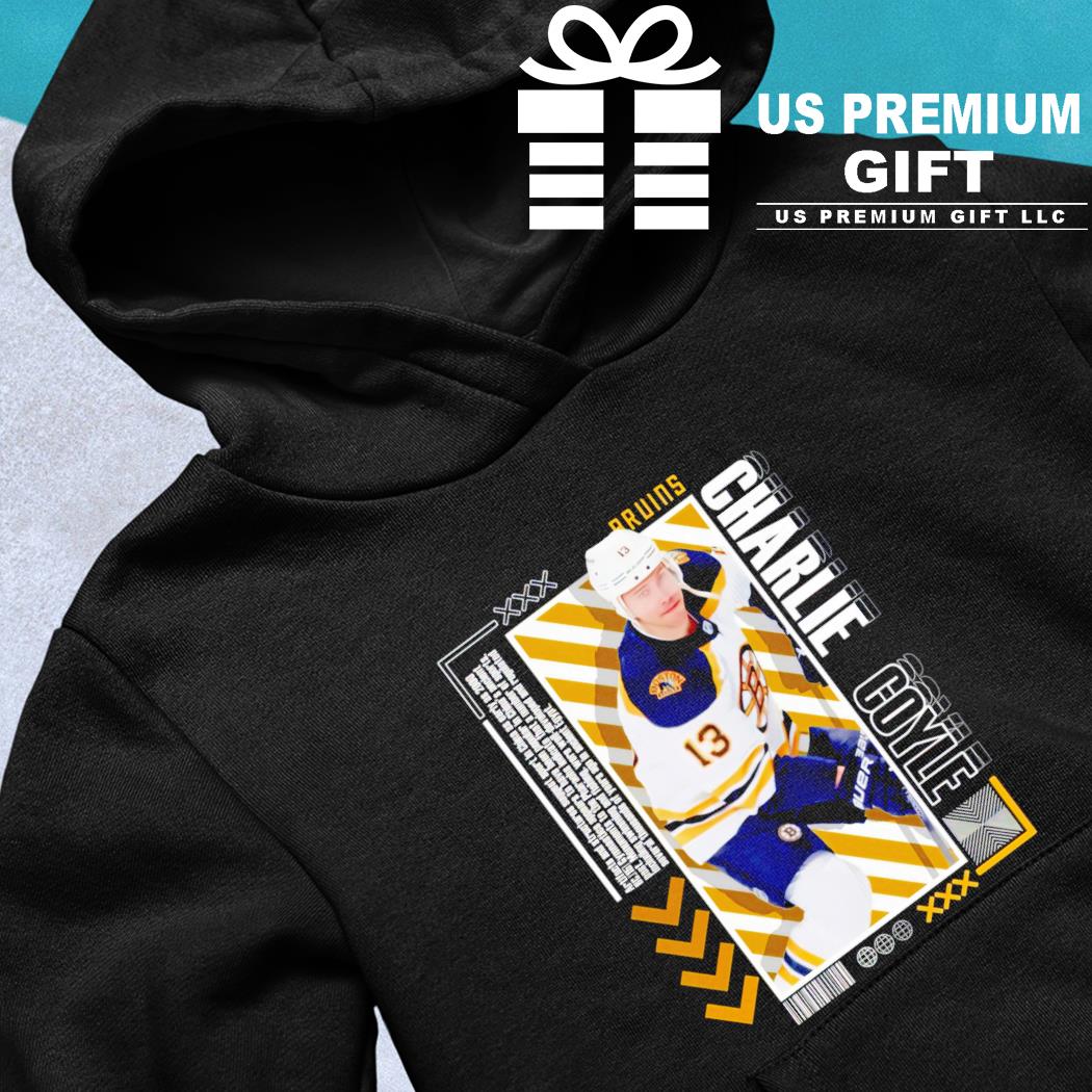Charlie Coyle 13 Boston Bruins hockey player pose poster gift shirt,  hoodie, sweater, long sleeve and tank top
